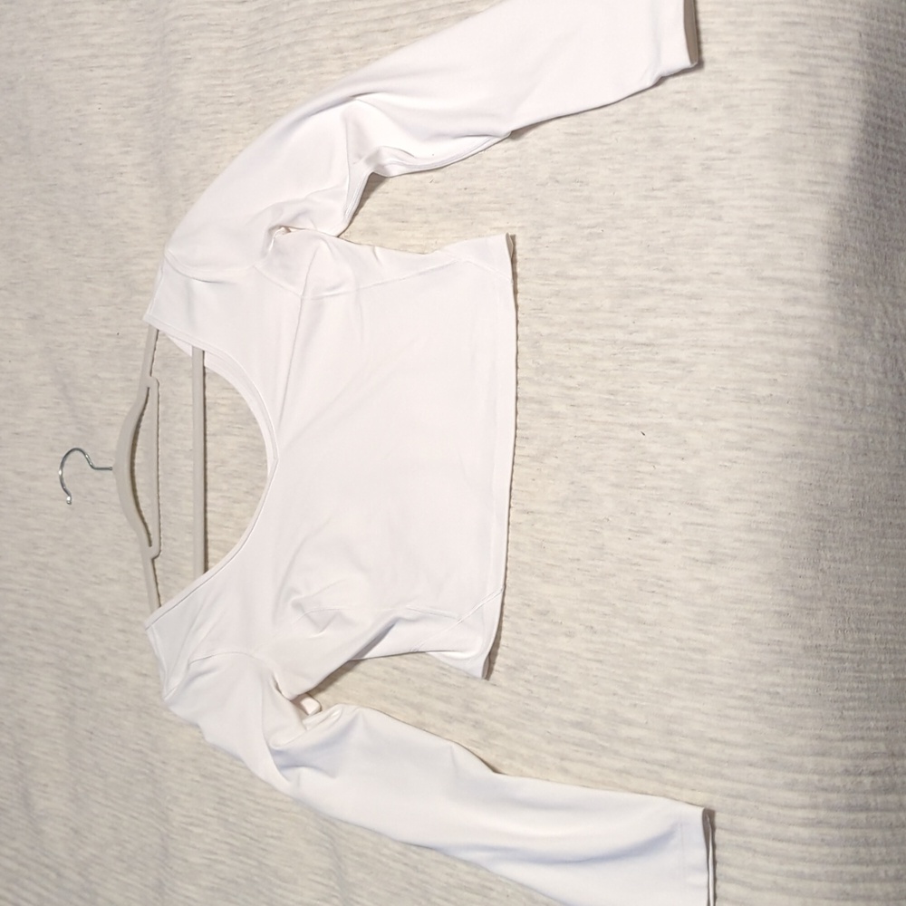 Lululemon align white long sleeve top, small